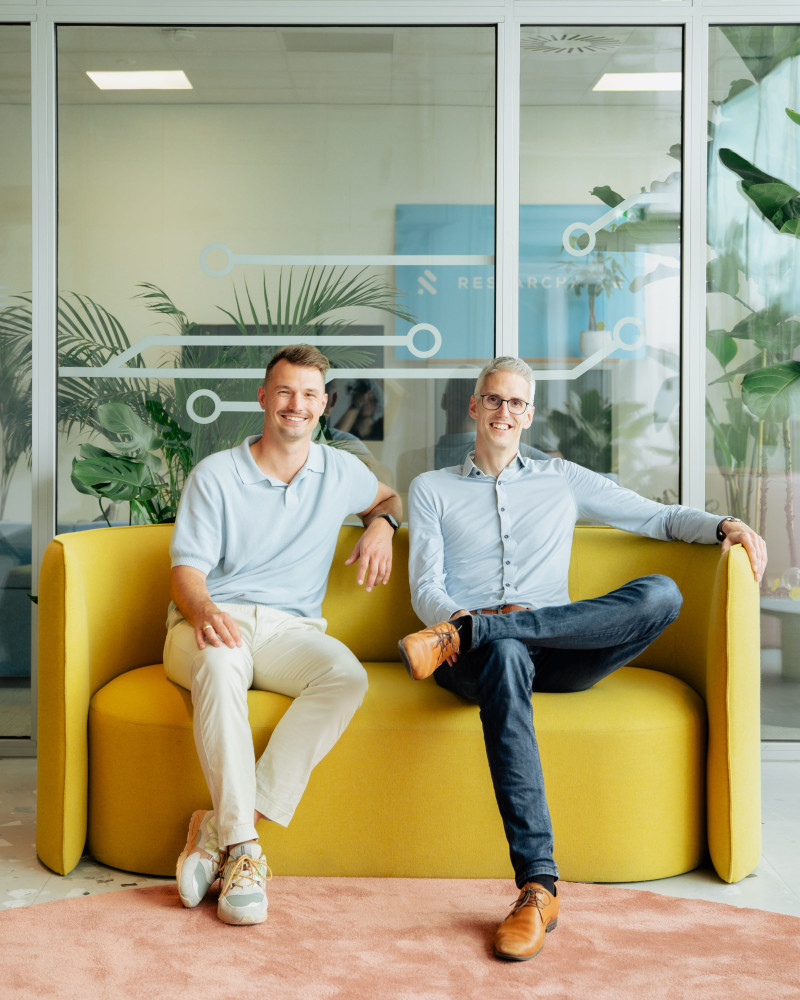 Frontrunners Jasper Schipper en Frank Blaauw