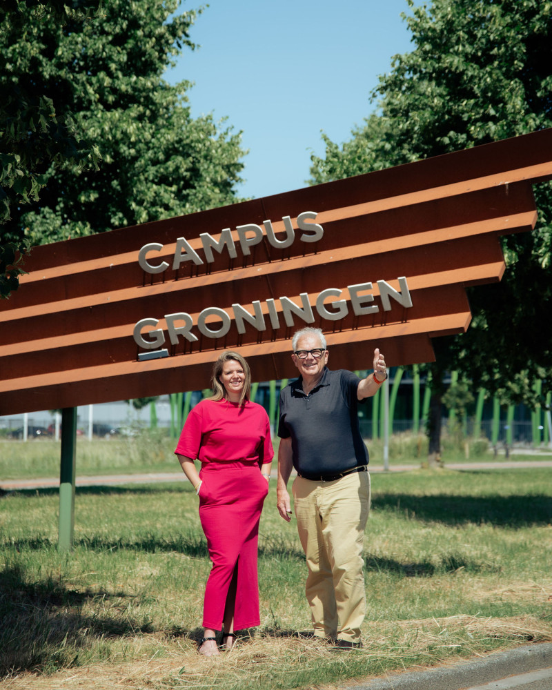 Frontrunners Klaas Holtman en Amber van der Schaaf