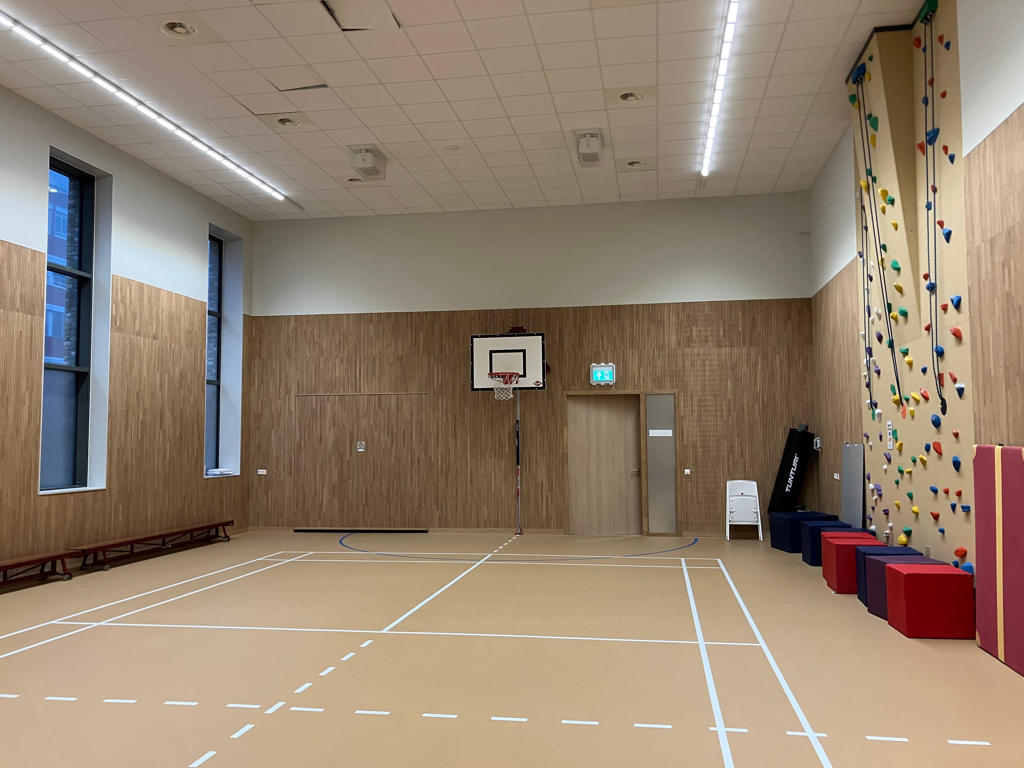 Beschikbare gymzalen op Healthy Ageing Campus