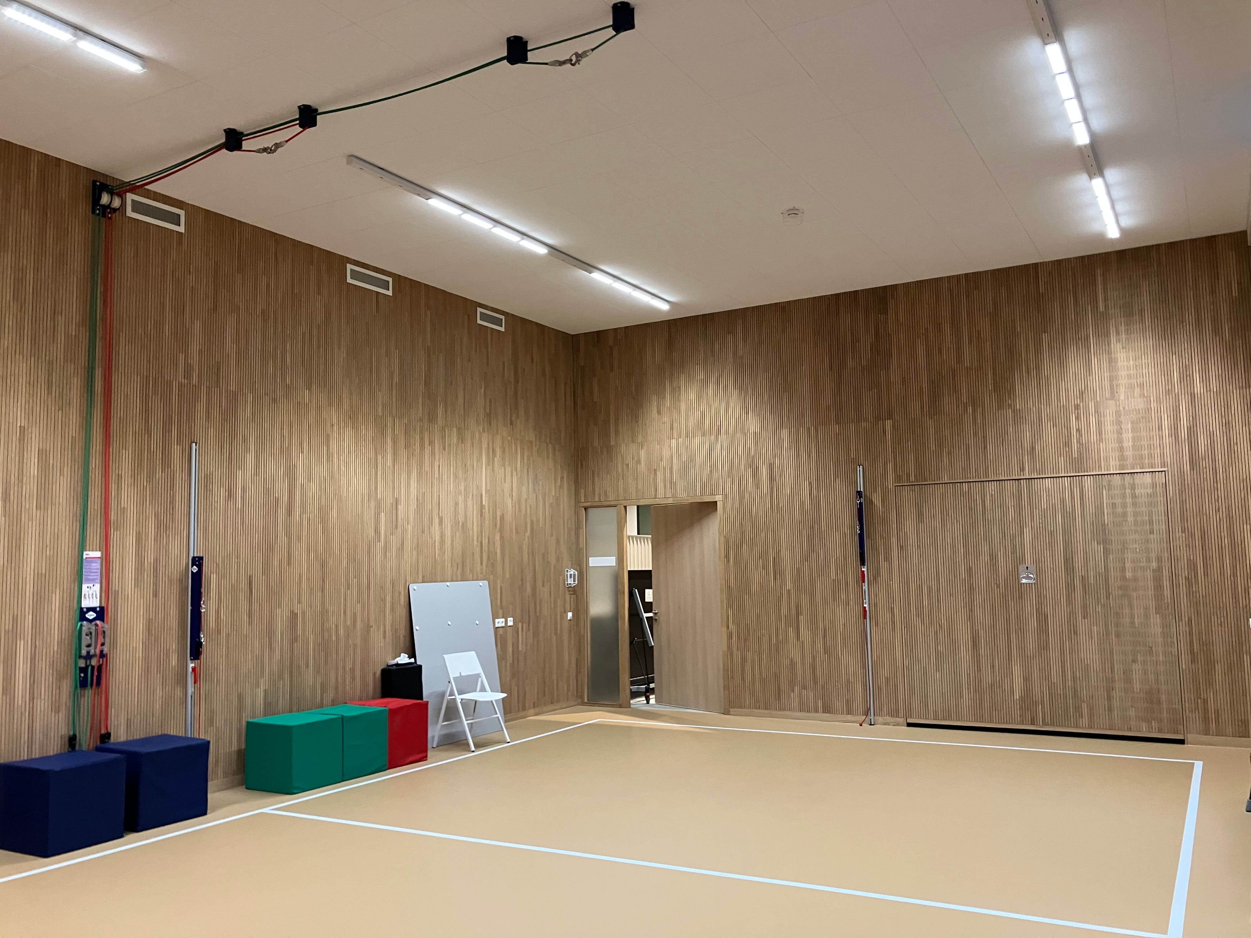 Beschikbare gymzalen op Healthy Ageing Campus