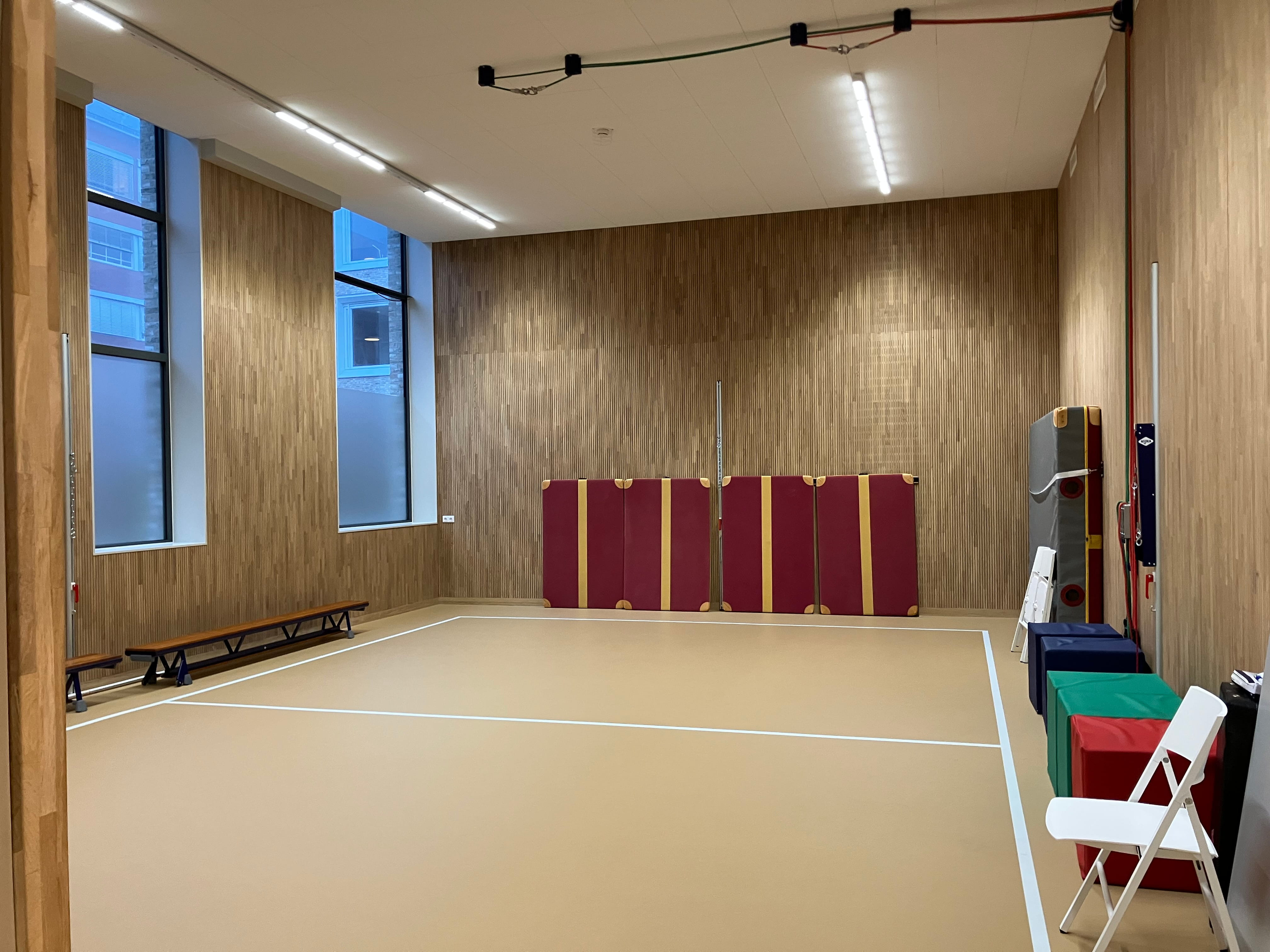 Beschikbare gymzalen op Healthy Ageing Campus