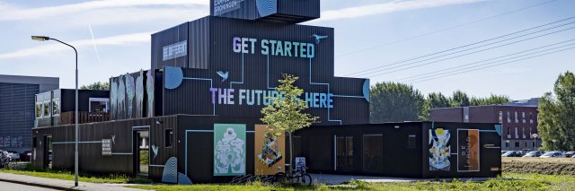 Beeld vestigen op campus